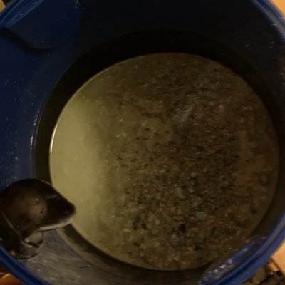 Limescale removed from hot water cylinder