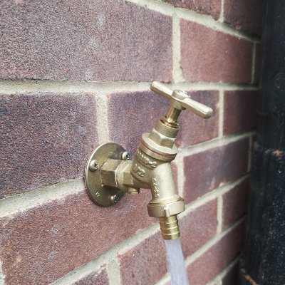 Outside tap installation